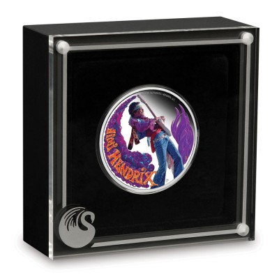 Jimi Hendrix - 1 oz - Silber Sammlermünze