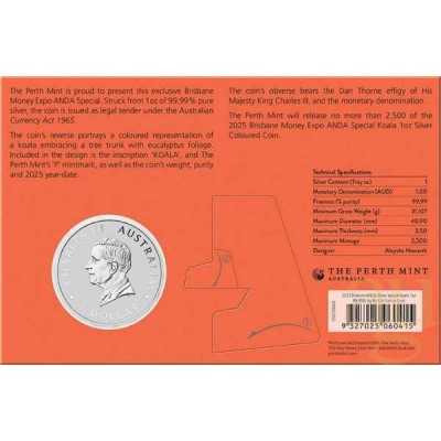 Koala (2025) - 1 Oz - Silber Sammlermünze