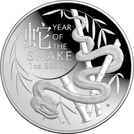 Das Jahr der Schlange - 1 oz - Silber Sammlermünze