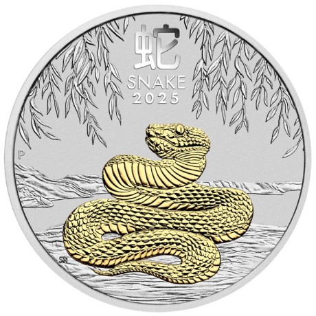 Australian Lunar Snake - 1 oz - Silber Sammlermünze