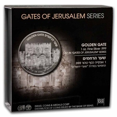Brány Jeruzaléma - Golden Gate - 1 Oz - stříbrná sběratelská mince