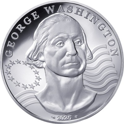 George Washington - 2 oz - Silber Sammlermünze
