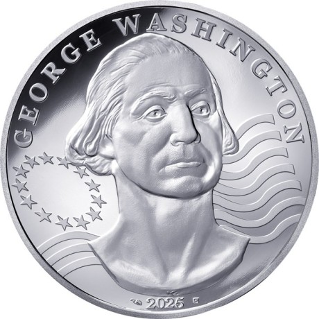 George Washington - 2 oz - Silber Sammlermünze