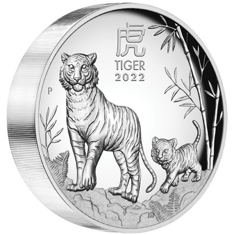 Australian Lunar Tiger - 5 oz - Silber Sammlermünze