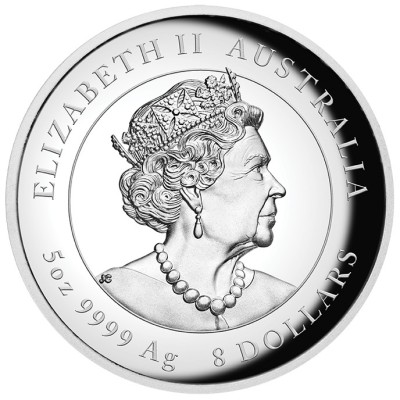 Australian Lunar Tiger - 5 oz - Silber Sammlermünze