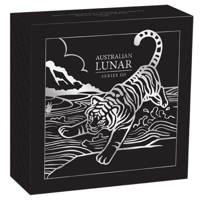 Australian Lunar Tiger - 5 oz - Silber Sammlermünze
