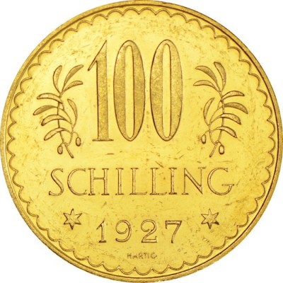 100 Schilling - 23,52g - Goldanlagemünze