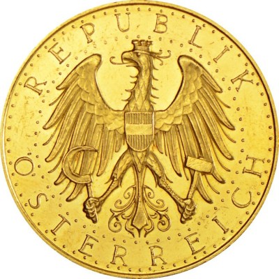 100 Schilling - 23,52g - Goldanlagemünze