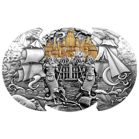 Atlantis - 5 oz - Silber Sammlermünze (Lieferung 30.5.2025)