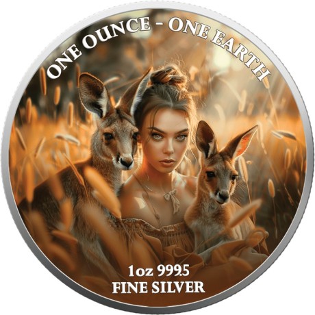Earth - 1 oz - Australien - Silber Sammlermünze