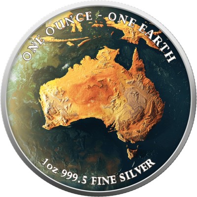 Earth - 1 oz - Australien - Silber Sammlermünze