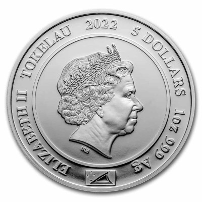 Königin Elisabeth II. - Platin-Jubiläum - 1 oz - Silber Sammlermünze