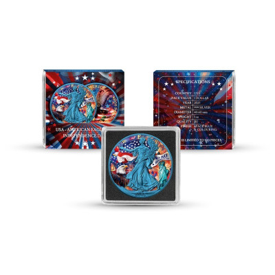 Independence Day - 1 oz - Silber Sammlermünze