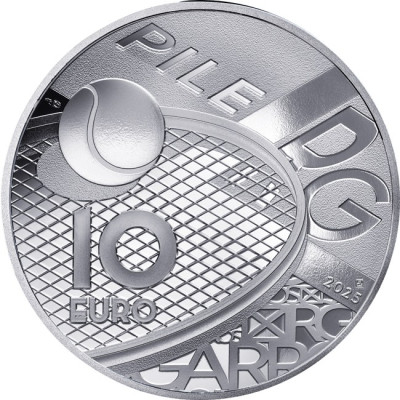 100 Jahre Roland Garros - 22g - Silber Sammlermünze