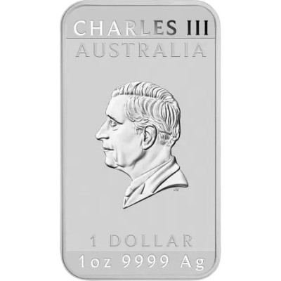 Drache Rechteckig (2025) - 1 oz - Silberanlagemünze
