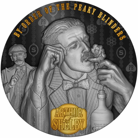Peaky Blinders - Arthur Shelby - 2 oz - Silber Sammlermünze