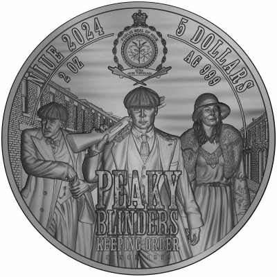 Peaky Blinders - Arthur Shelby - 2 oz - Silber Sammlermünze