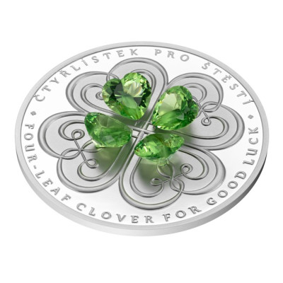 Vierblättriges Kleeblatt (2025) - 1 oz - Silber Sammlermünze (Lieferung 10.7.2025)