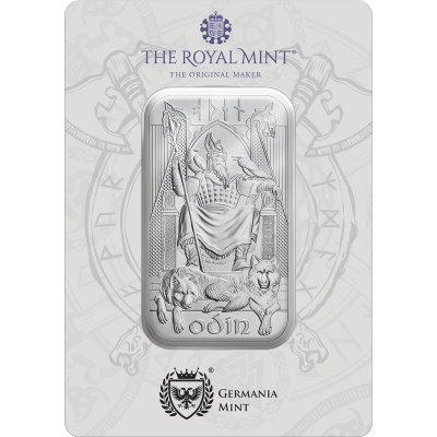 Nordische Götter - Odin - 1 oz - Silberanlagebarren