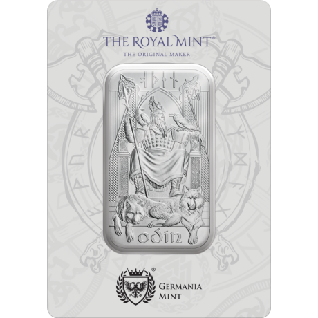 Nordische Götter - Odin - 1 oz - Silberanlagebarren