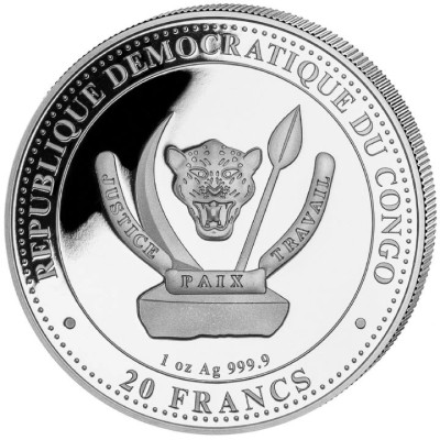 Carnotaurus (Prähistorisches Leben) 2025 - 1 Oz - Silber Anlagemünze