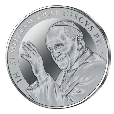 In memoriam - Papst Franziskus - 1 Oz - Silber Sammlermünze