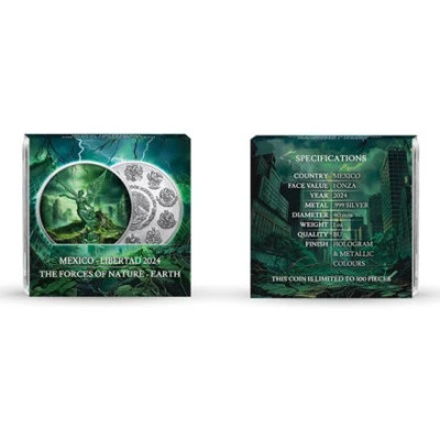 Mexiko Libertad - Forces of Nature - Earth - 1 oz - Silber Sammlermünze