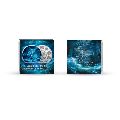 Mexiko Libertad - Forces of Nature - Water - 1 oz - Silber Sammlermünze