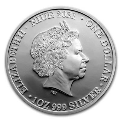 95. Geburtstag von Königin Elizabeth II - 1 oz - Silber Proof Sammlermünze