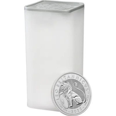 Britischer Löwe (2025) - 1 oz - Silberanlagemünze