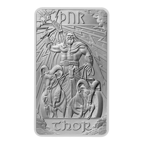 Nordische Götter - Thor - 10 oz - Silber-Anlagebarren