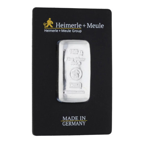 Heimerle + Meule - 100g - Silbermünzbarren