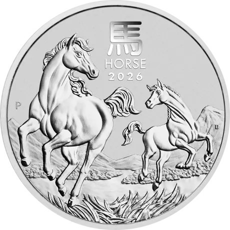 Lunar Horse (2026) - 1 kg - Silberanlagemünze