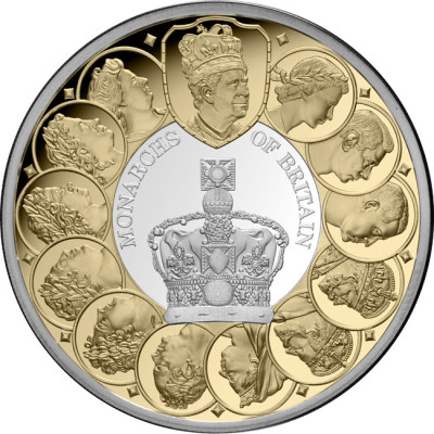 Monarchen von Großbritannien (2025) - 1 oz - Silber Proof Sammlermünze