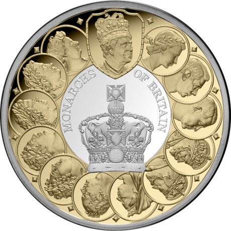 Monarchen von Großbritannien (2025) - 1 oz - Silber Proof Sammlermünze