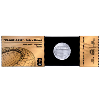 Stadion - 5 oz - Silber Sammlermünze (Lieferung 23.10.2025)