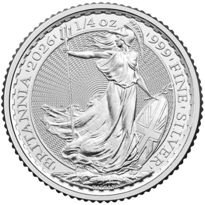 Britannia (2026) - 1/4 oz - Silberanlagemünze