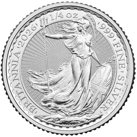 Britannia (2026) - 1/4 oz - Silberanlagemünze