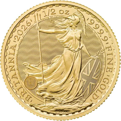 Britannia (2026) - 1/2 Oz - Goldanlagemünze