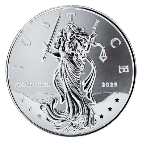 Lady Justice (2025) - 1 Oz - Silberanlagemünze