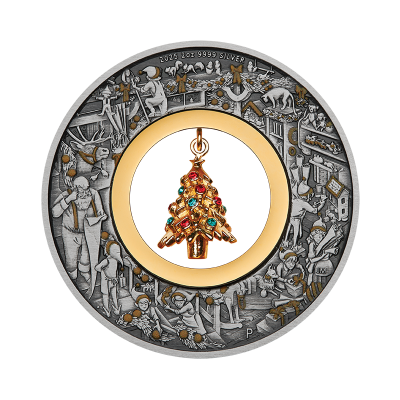 Santa´s Workshop (2025) - 2 oz - Silber Sammlermünze