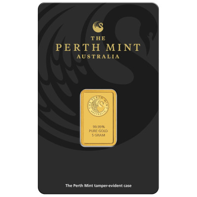 Perth Mint - Känguru -5g- Goldanlagebarren