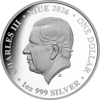 Säbelzahntiger (2026) - 1 oz - Silber Sammlermünze