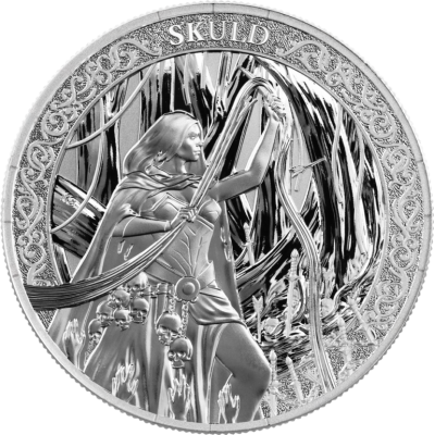 Hexe: Skuld - 1 oz - Silber Sammlermünze
