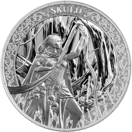 Hexe: Skuld - 1 oz - Silber Sammlermünze