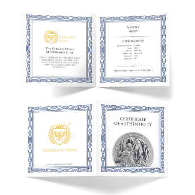 Hexe: Skuld - 1 oz - Silber Sammlermünze