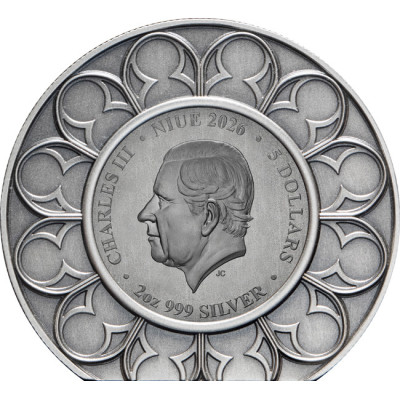 St. Edwards Crown (2026) - 2 oz - Silber Proof Sammlermünze