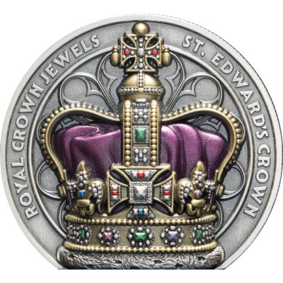 St. Edwards Crown (2026) - 2 oz - Silber Proof Sammlermünze
