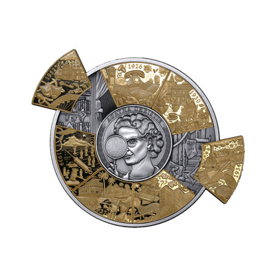 Agatha Christie (2026) - 5 oz - Silber Sammlermünze Puzzle