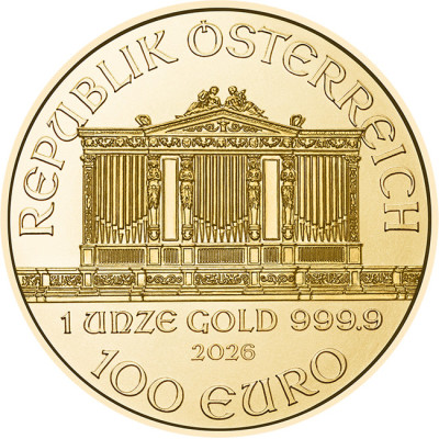 Wiener Philharmoniker (EUR ältere Jahrgänge) - 1 oz - Goldanlagemünze